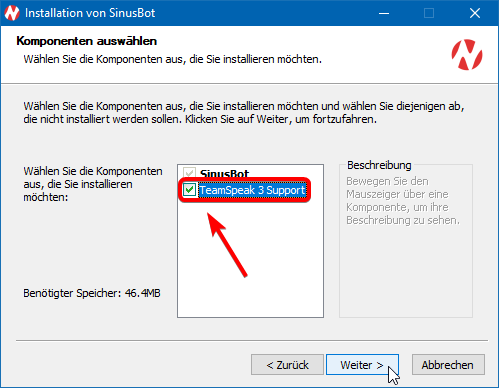 Windows Installer Screenshot